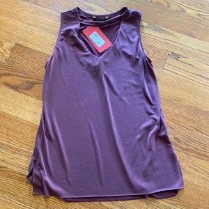 NWT Peyton Jensen Modal Choker Tunic Tank